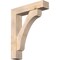 Ekena Millwork Legacy Block Smooth Bracket w/ Offset Brace, Douglas Fir, 7 1/2"W x 34"D x 42"H BKT0806X34X42LEC05SDF - alternate 1